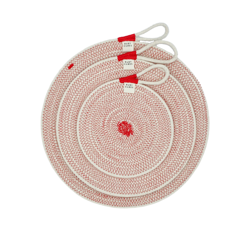 Ruby Cubes: Rope Plate Trio